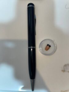 هندزفری نامرئی مدل خودکار سیمکارتی | Pen GSM